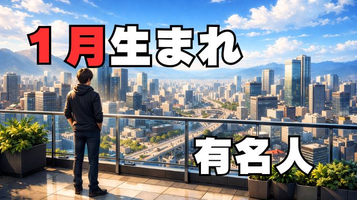 1月生まれの有名人のアイキャッチ画像