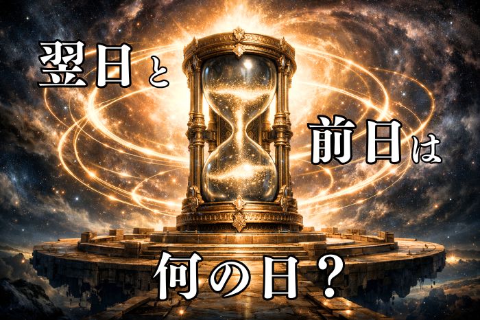 翌日と前日は何の日？