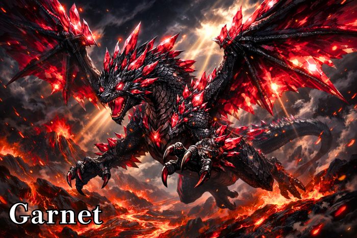 ガーネット　1月誕生石