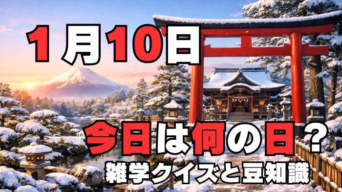 1月10日 何の日 アイキャッチ画像